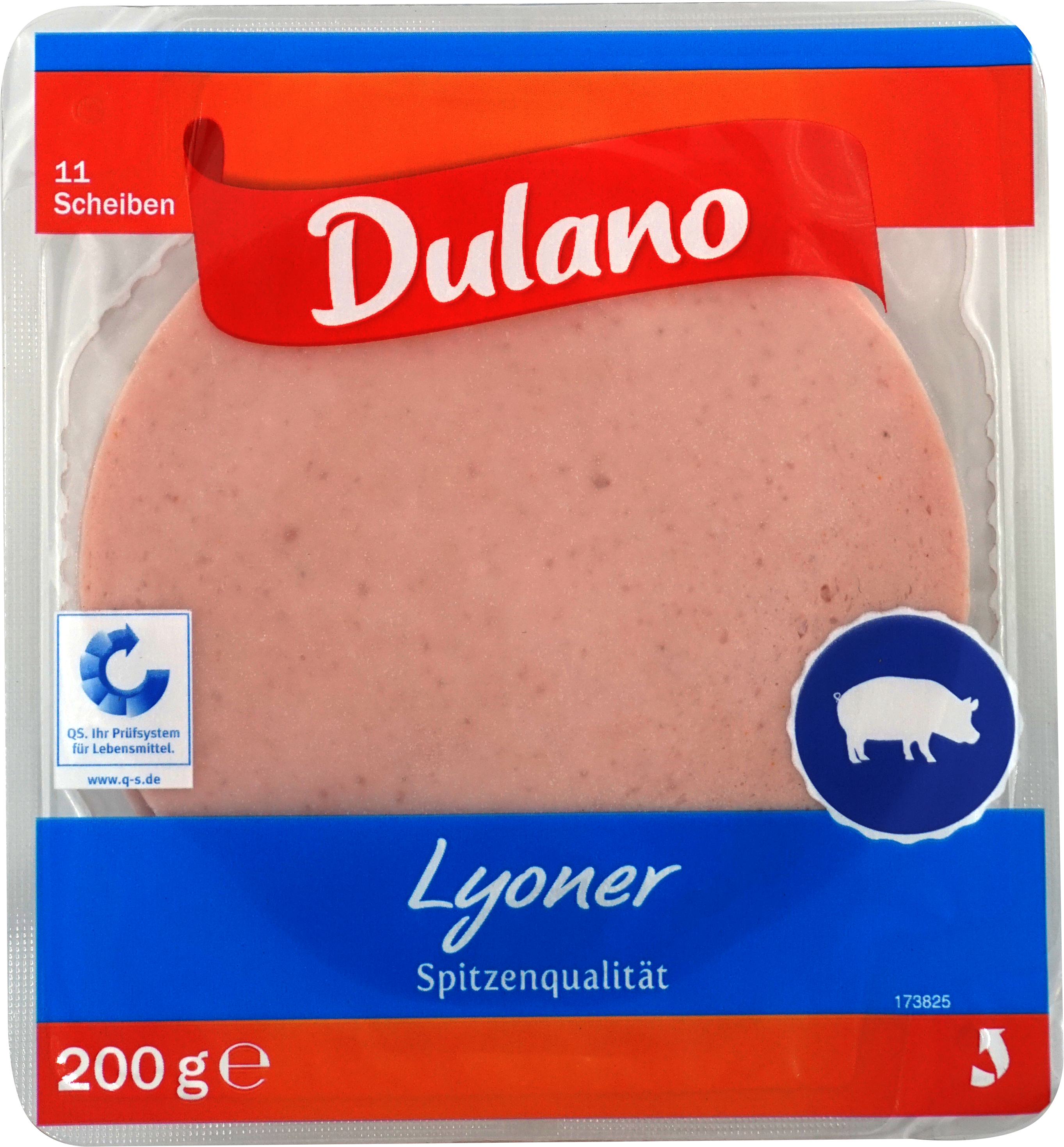 Dulano (Lidl) · Lyoner (200 grams) The Family Butchers Germany GmbH -  Produktionsstätten TFB Nortrup Pork Sausages - Prepared/Processed Food /  Beverage / Tobacco Meat/Poultry/Sausages Meat/Poultry Sausages -  Prepared/Processed · mynetfair