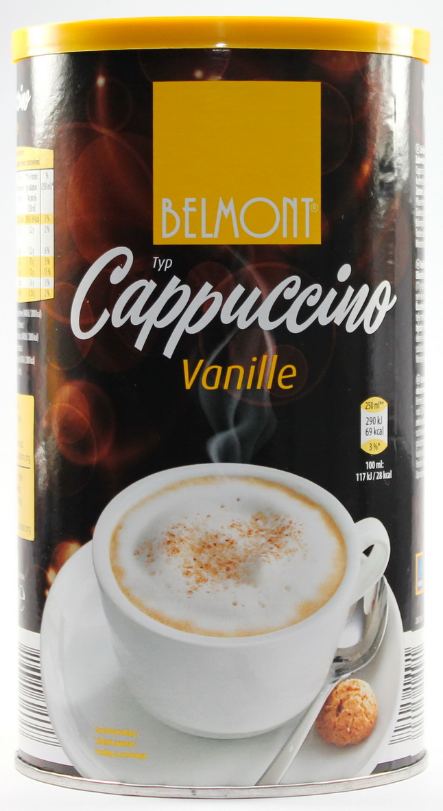 Belmont (Aldi) · Cappuccino Vanille (400 grams) Instantina Ges.m.b.H.  Coffee/Coffee Substitutes - Instant Food / Beverage / Tobacco Beverages  Coffee/Tea/Substitutes · mynetfair